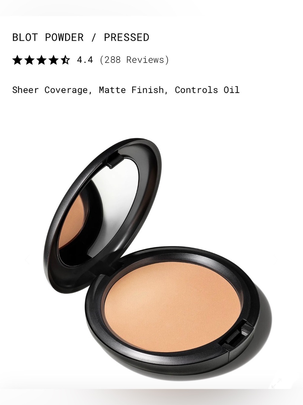MAC Blot Powder Pressed Medium Dark
